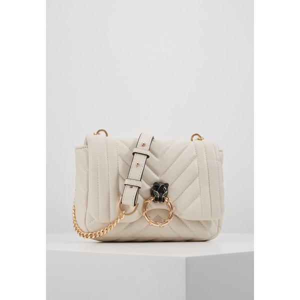 Topshop CARL PANTHER QUILTED TROPHY Torba na ramię white TP751H0RG