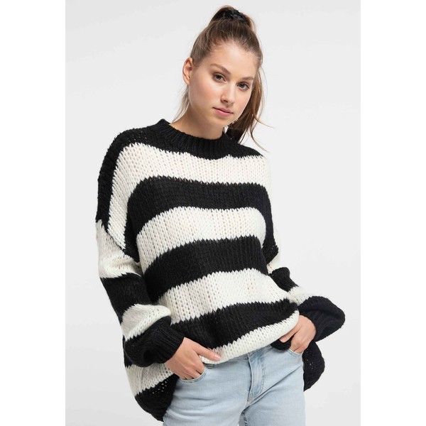 myMo Sweter black/white 1MY21I02S
