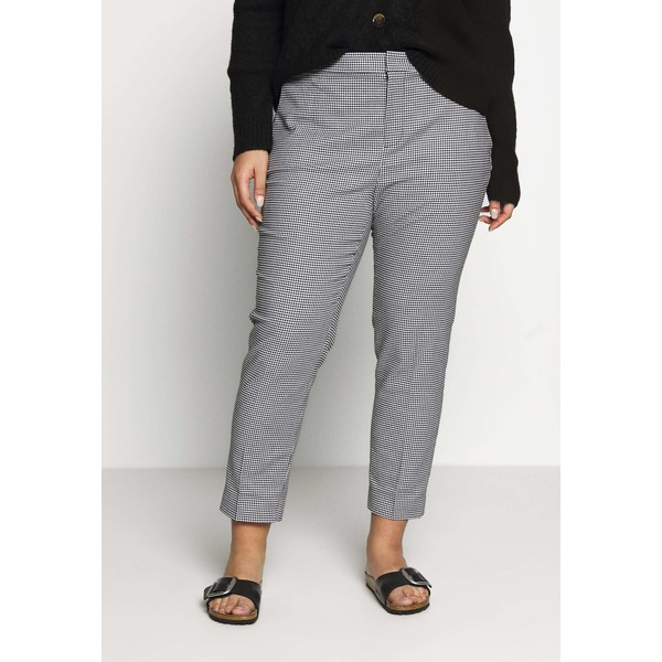 Lauren Ralph Lauren Woman LYCETTE SLIM LEG PANT Spodnie materiałowe black/silk white L0S21A00N