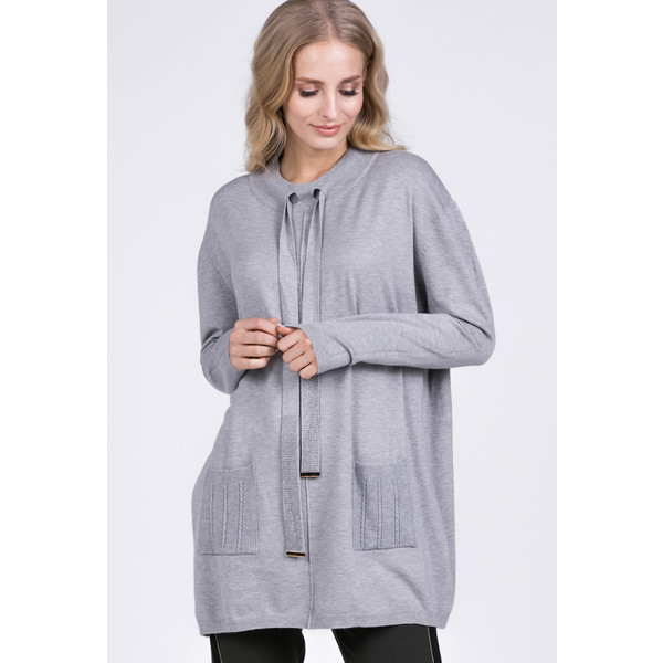 Monnari Oversizowy sweter z kieszeniami 20W-QNS0140-K019