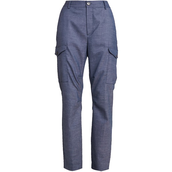 Mos Mosh RAY MARLY PANT Spodnie materiałowe dark blue MX921A074