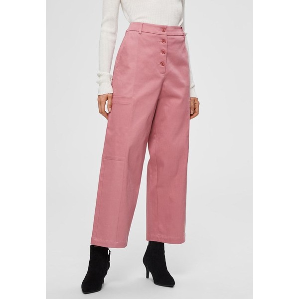 Selected Femme Spodnie materiałowe light pink SE521A0GU