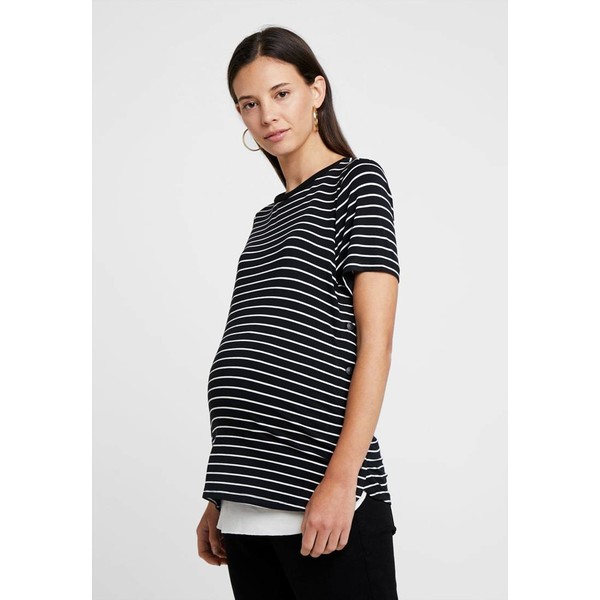 Esprit Maternity NURSING T-shirt z nadrukiem black ES929G0C1