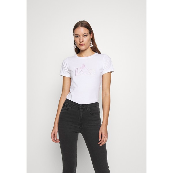 LOIS Jeans PERFECT TEE T-shirt z nadrukiem white 1LJ21D00E