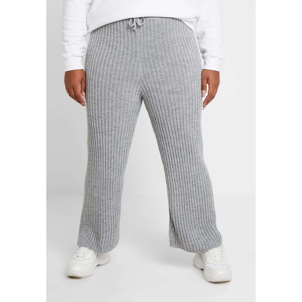 Simply Be CULOTTES Spodnie materiałowe grey marl SIE21A01D