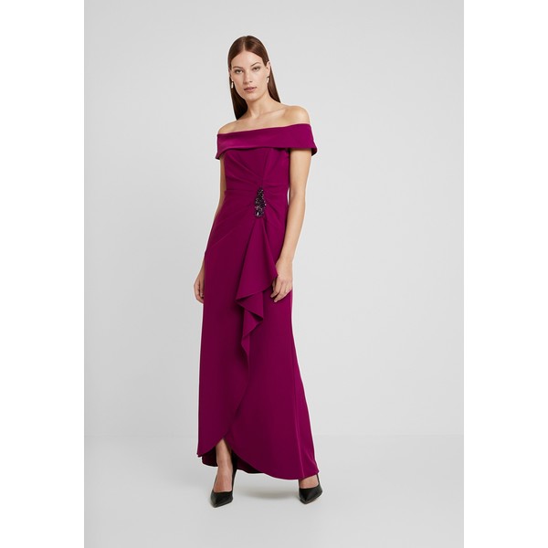 Adrianna Papell OFF SHOULDER DRAPED GOWN Suknia balowa wildberry AD421C0BW