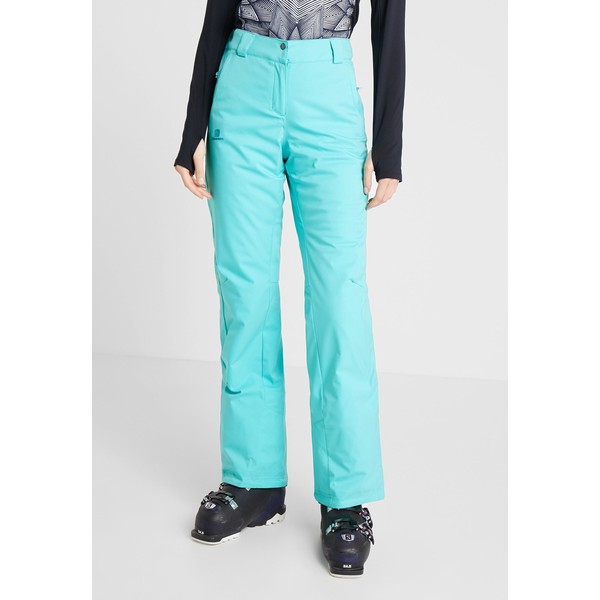 Salomon STORMSEASON PANT Spodnie narciarskie blue turquoise SA541E025