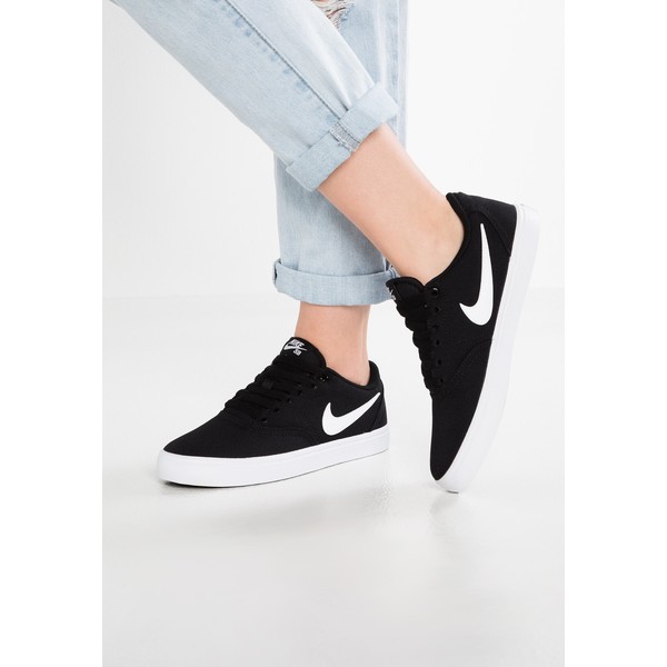 Nike SB CHECK SOLAR Sneakersy niskie black/white/pure platinum NS411A005