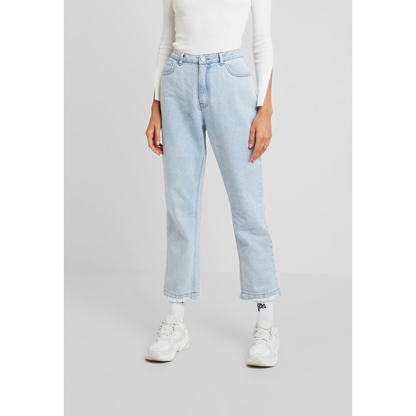Missguided WRATH HIGH WAISTED Jeansy Straight Leg light wash M0Q21N06L