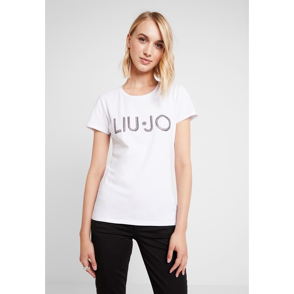 Liu Jo Jeans MODA T-shirt z nadrukiem white L2521D018