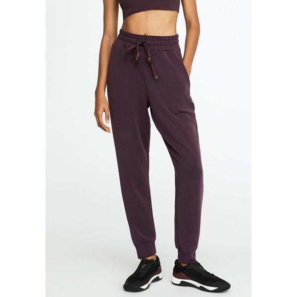 OYSHO_SPORT Spodnie treningowe dark purple OY141E07Y