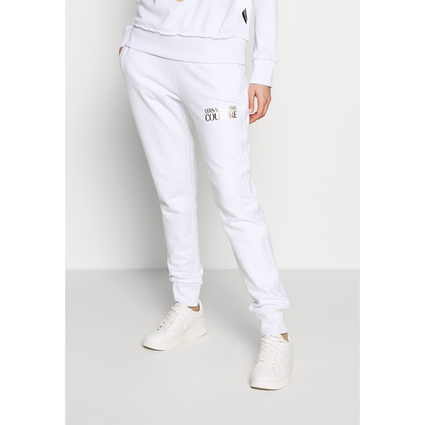 Versace Jeans Couture LADY TROUSER Spodnie treningowe bianco ottico VEI21A008