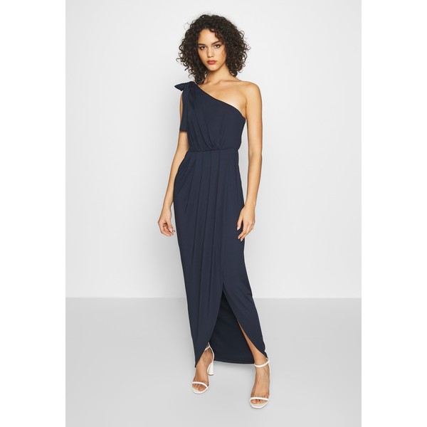Nly by Nelly ONE SHOULDER GOWN Suknia balowa navy NEG21C08C
