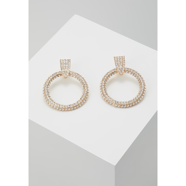 Pieces PCDARLING EARRINGS Kolczyki gold-coloured/clear PE351L0KH