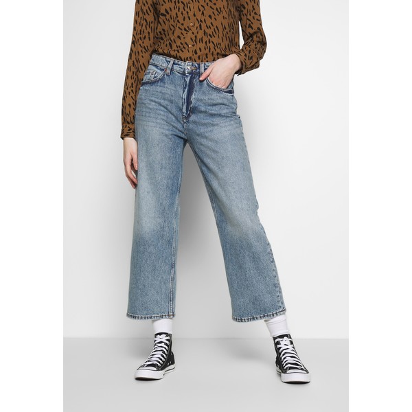 Monki MOZIK Jeansy Relaxed Fit blue MOQ21N011