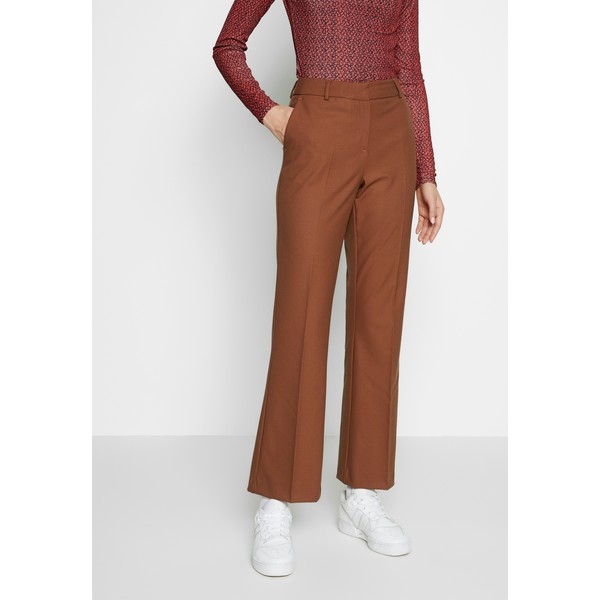 Selected Femme Tall SLFADA CROPPED FLARED PANT Spodnie materiałowe ginger bread SEM21A00M