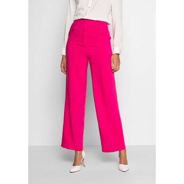 Ivyrevel FRONT PLEATED WIDE PANTS Spodnie materiałowe pink IV421A02N