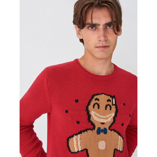 House Sweter ze świątecznym motywem WY957-33M