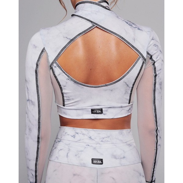 LILY ZEAL Crop Top Marble FLORANCE