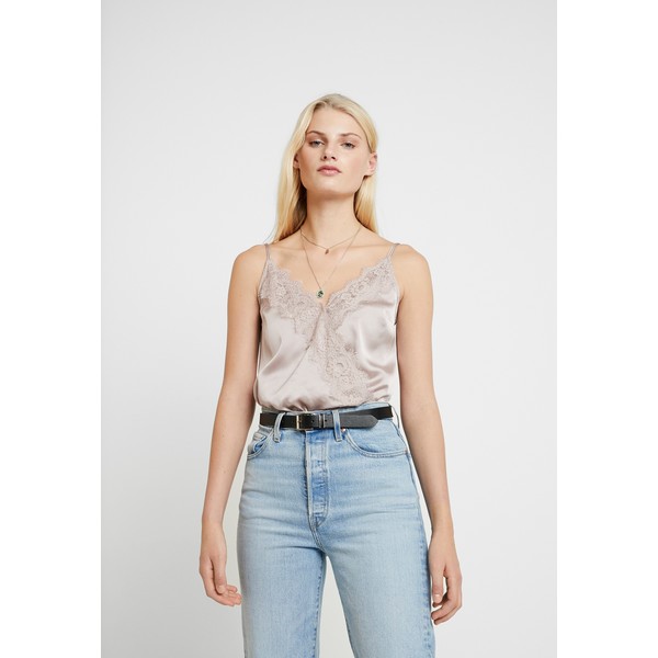 Abercrombie & Fitch WRAP CAMI BODYSUIT Top pink A0F21D050