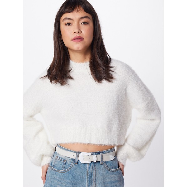 Missguided Sweter 'HIGH NECK FLUFFY BALOON SLEEVE JUMPER' MGD0617001000004