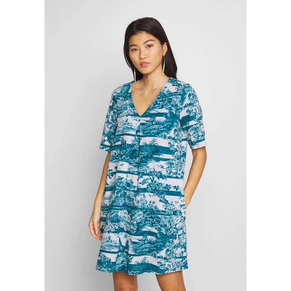 Thought TOILE DE JOUY TUNIC DRESS Sukienka letnia lagoon blue T0Z21C008