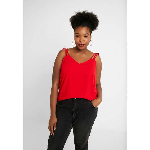 CAPSULE by Simply Be 3 STRAP Top red CAS21E01N