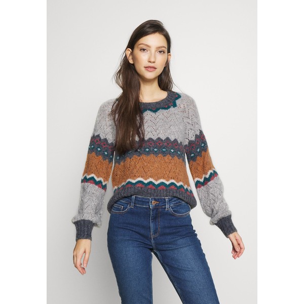 American Eagle FEMME PATTERN TEXTURE MIX Sweter multi AM421I00N