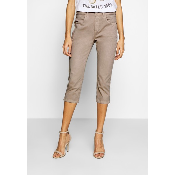 TOM TAILOR KATE CAPRI Szorty jeansowe dusty taupe TO221A0CA