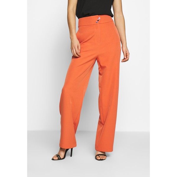 Fashion Union PECHE TROUSERS Spodnie materiałowe orange FAA21A029