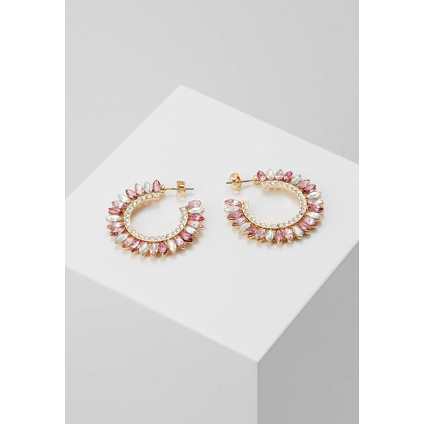 ONLY ONLSYLVI EARRING Kolczyki gold coloured/clear/pink/red ON351L0FL