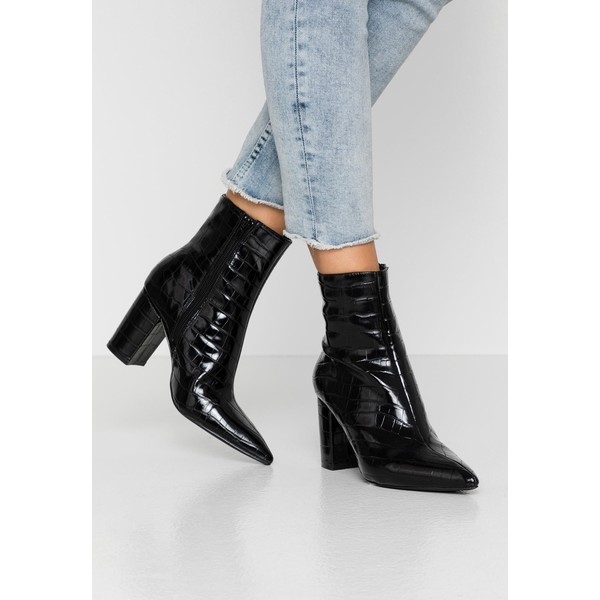 Nly by Nelly PERFECT POINTY BOOT Botki black NEG11N00C