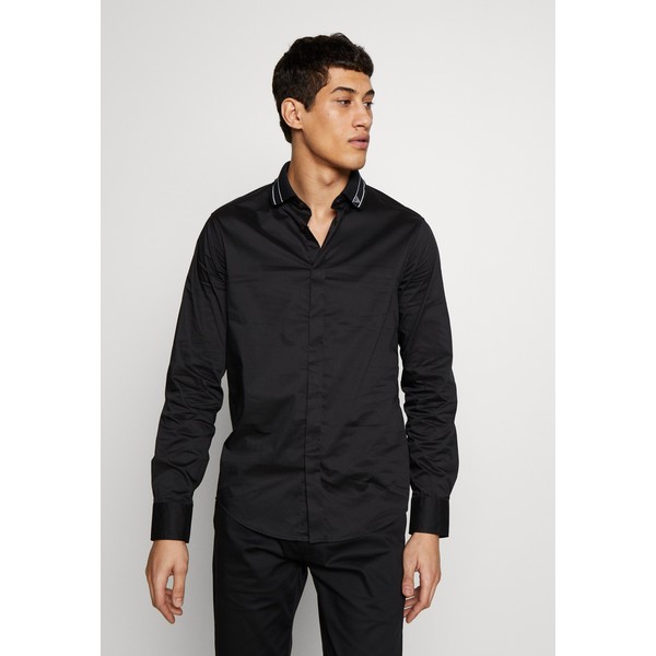 Emporio Armani CAMICIA TESSUTO Koszula nero EA822D01P