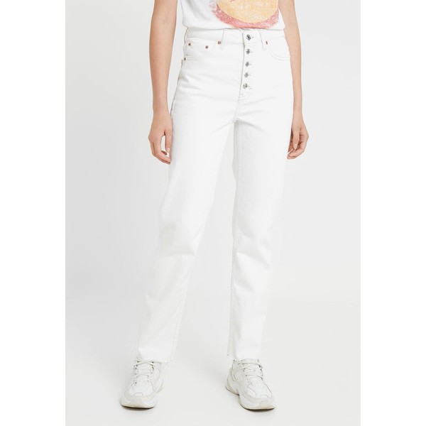 Topshop Tall Jeansy Straight Leg white TOA21N01D