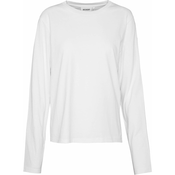Weekday ALANIS 2 PACK Bluzka z długim rękawem white/white WEB21D055