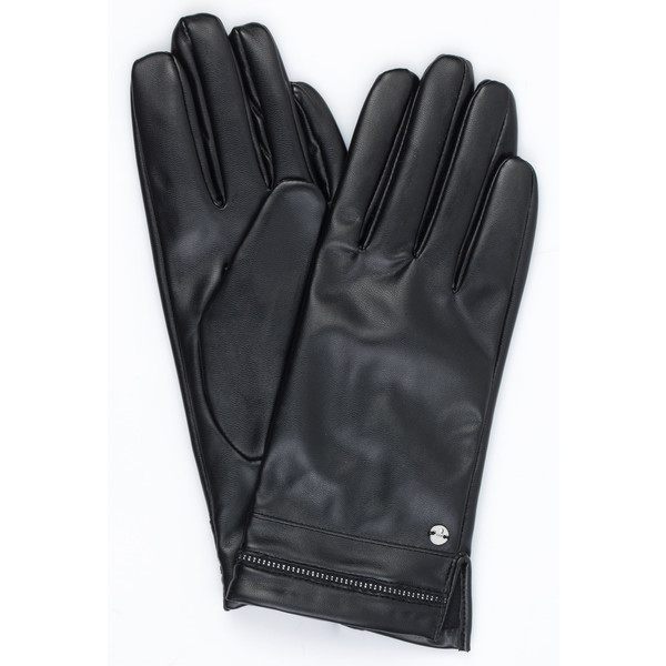 Monnari Skórkowe rękawiczki ze wzorem 19Z-GLV0190-K020