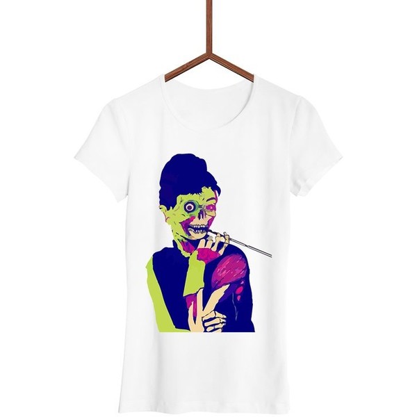FailFake Koszulka Audrey Hepburn zombie Damska