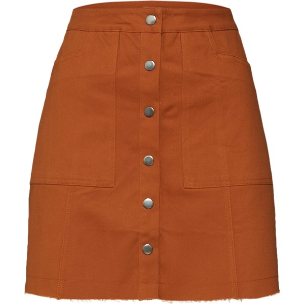 Missguided Spódnica 'Button Through A Line Mini Skirt' NKD0343001000001