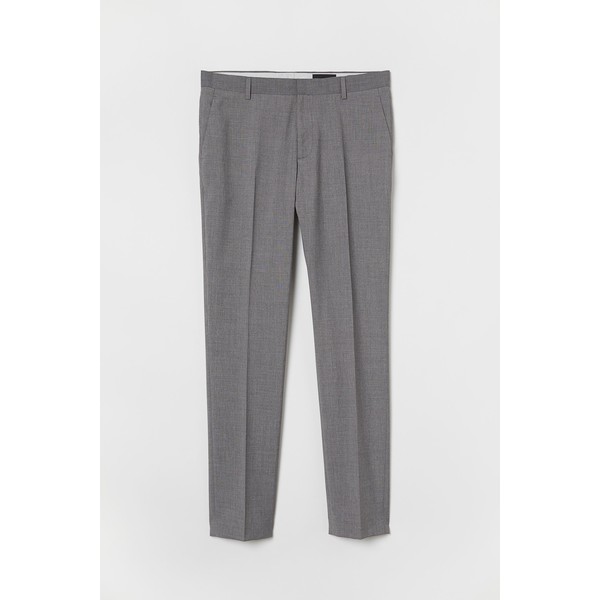H&M Spodnie garniturowe Slim Fit - - ON 0714026050 Szary