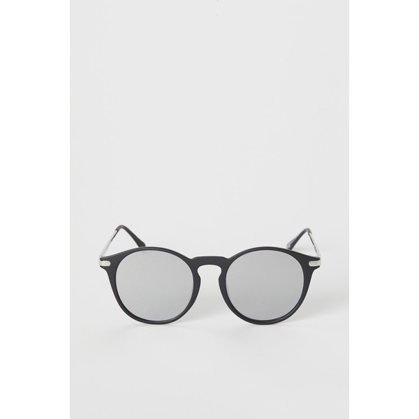 H&M Okulary przeciwsłoneczne 0511105011 Czarny/Srebrny