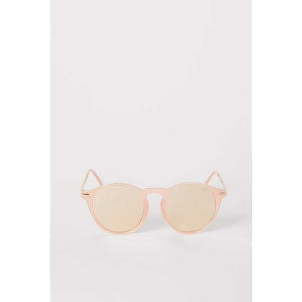 H&M Okulary przeciwsłoneczne 0511105011 Pudroworóżowy/Różowe złoto