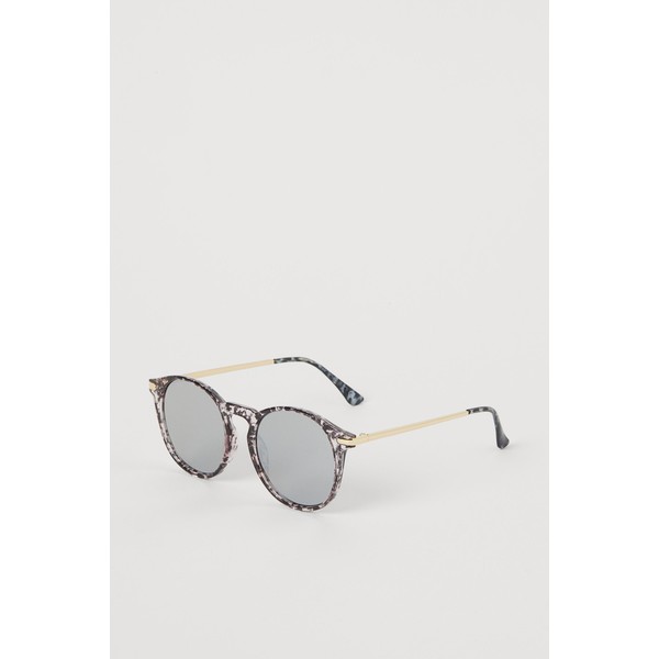 H&M Okulary przeciwsłoneczne 0511105011 Srebrzysty
