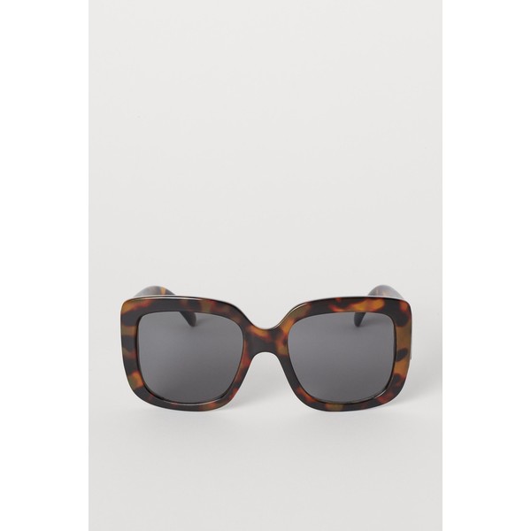 H&M Okulary przeciwsłoneczne 0750199001 Brązowy/Szylkretowy wzór