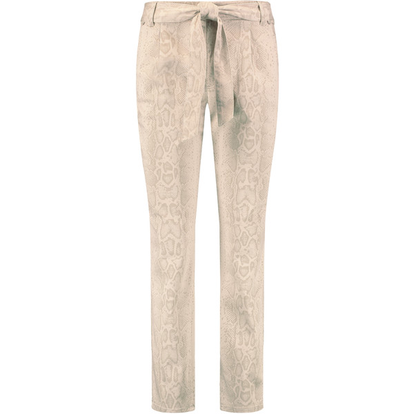 TAIFUN Spodnie w stylu paperpag z nadrukiem wężowej skóry Lounge Pants TS 11_520032-11066_9072_34