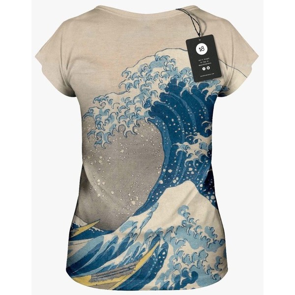 Mars from Venus Hokusai Wave women's t-shirt