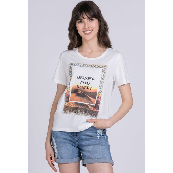 Monnari T-shirt z motywem pustyni 20L-TSH1340-K000
