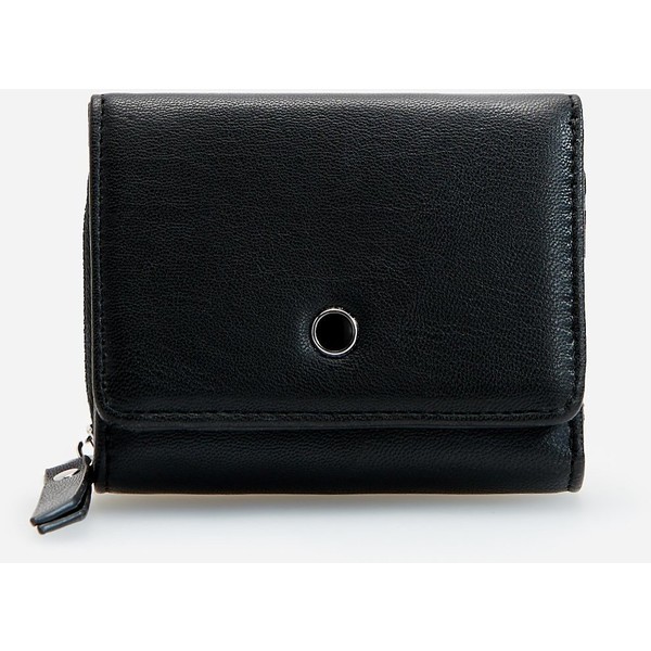 Reserved Czarny praktyczny portfel YC726-99X