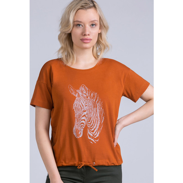Monnari T-shirt ze zwierzęcym motywem 20L-TSH1299-K017