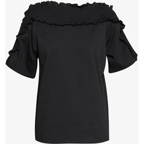 See by Chloé T-shirt z nadrukiem black SE321D01S
