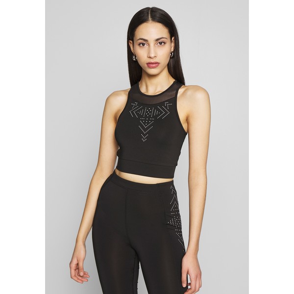 ONLY PLAY Tall ONPFIONA CROPPED TRAINING TOP Top black ONF21D00D